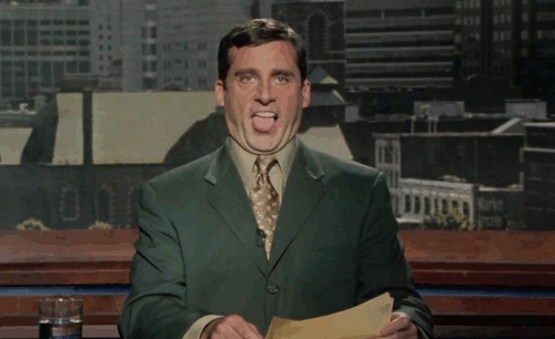 Steve Carell moves his tongue in a very disturbing way