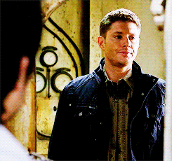 Dean from Supernatural says "Now it's wet me."