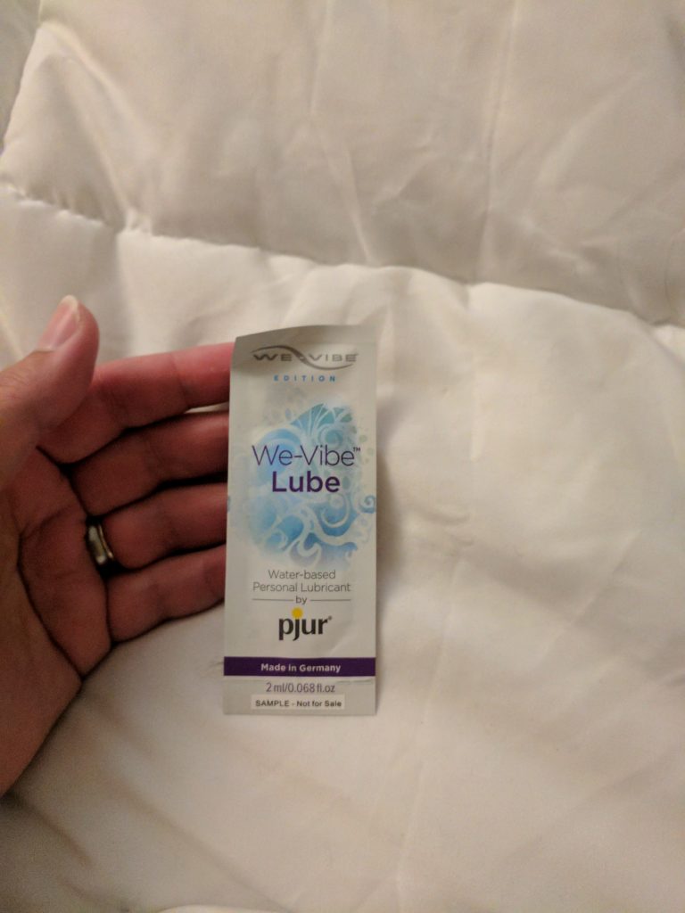 Wevibe lube packet