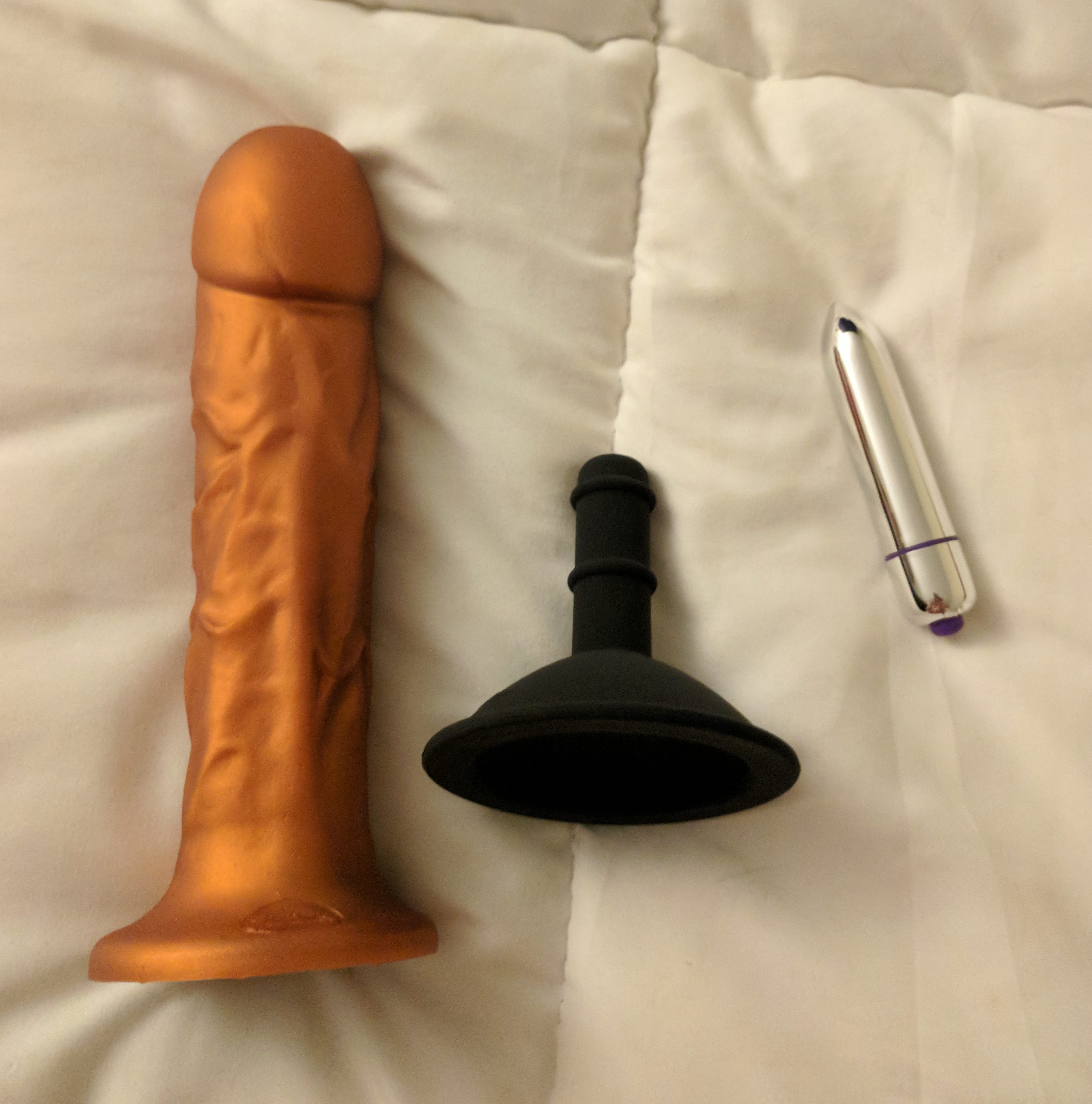 Tantus Goliath Super Soft with accessories out of box