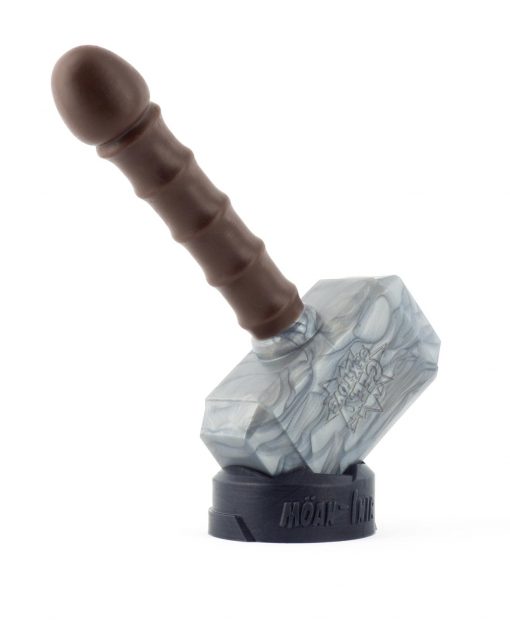 A hammer shaped suspiciously like Thor's hammer with a very fuckable-looking dildo handle