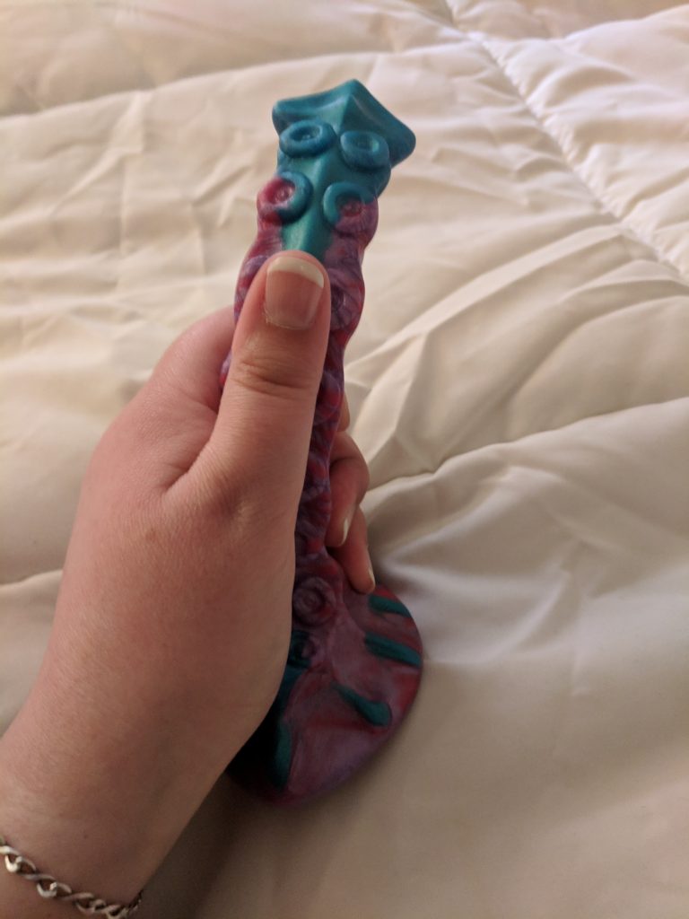 Tentacle with thumb for scale