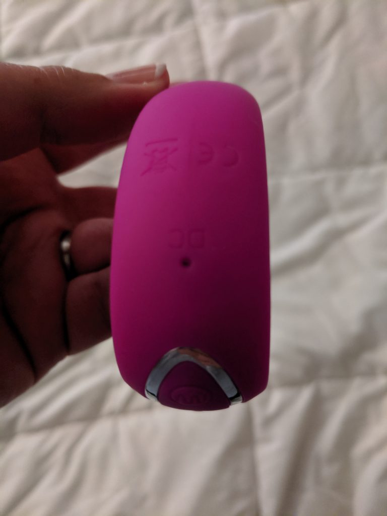 Magic Tongue vibe butt dimple for charging