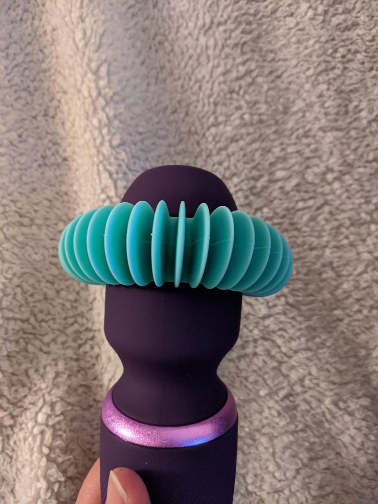 We-Vibe Wand with Flutter attachment