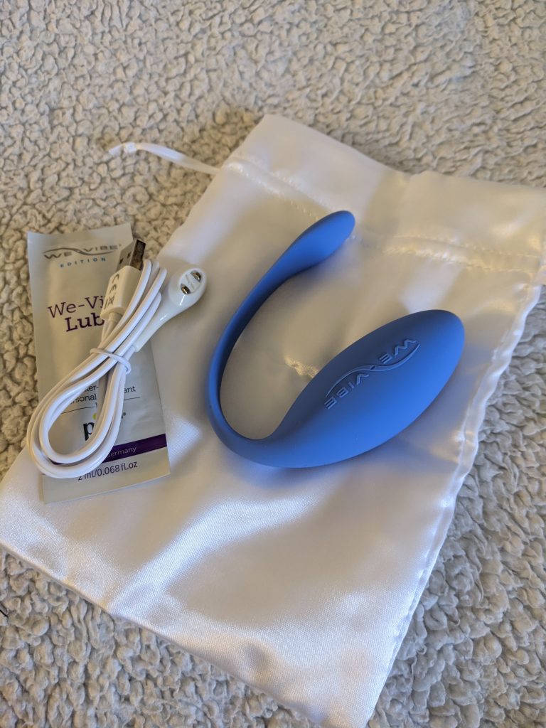 Wevibe Jive with bag, charger, and lube