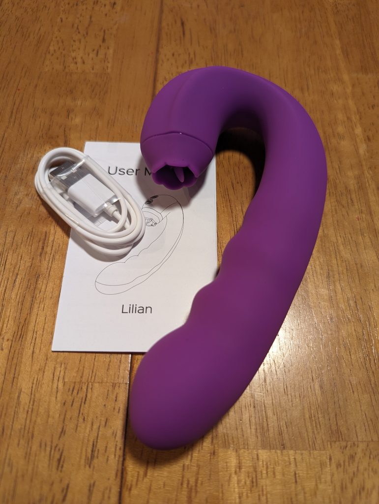 Lilian with charging cable
