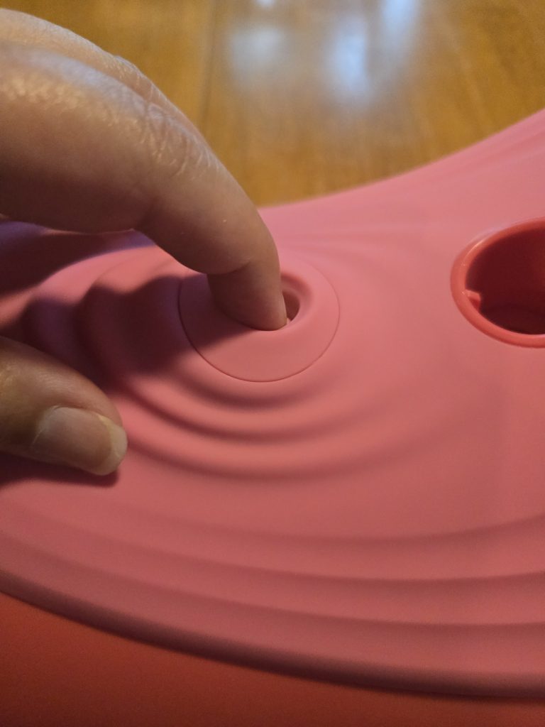 Poking the clit stimulator