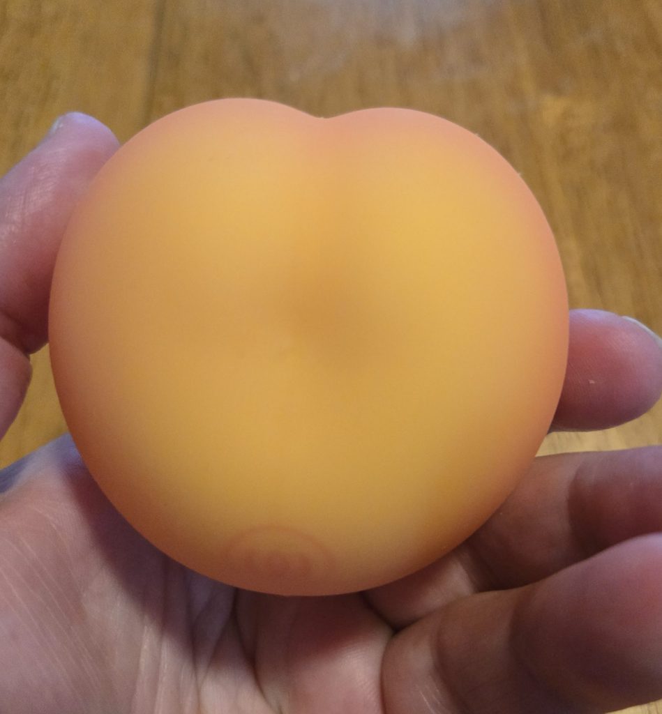 Backside of peach