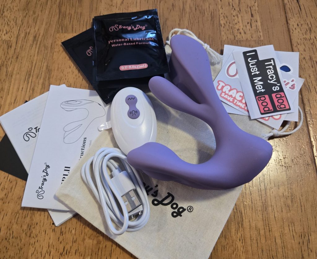 Swirlii with remote, lube, stickers, cable, storage bag, and manuals