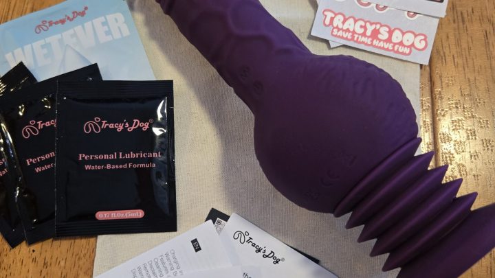 Drillme along with storage bag, stickers, instructions, and lube