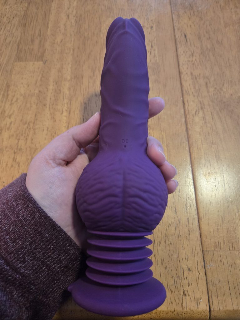 Closer look at the ballsack