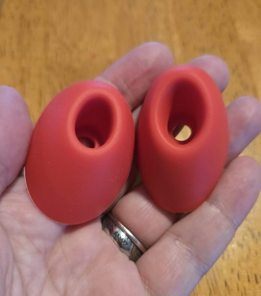 two clit sucker nozzles