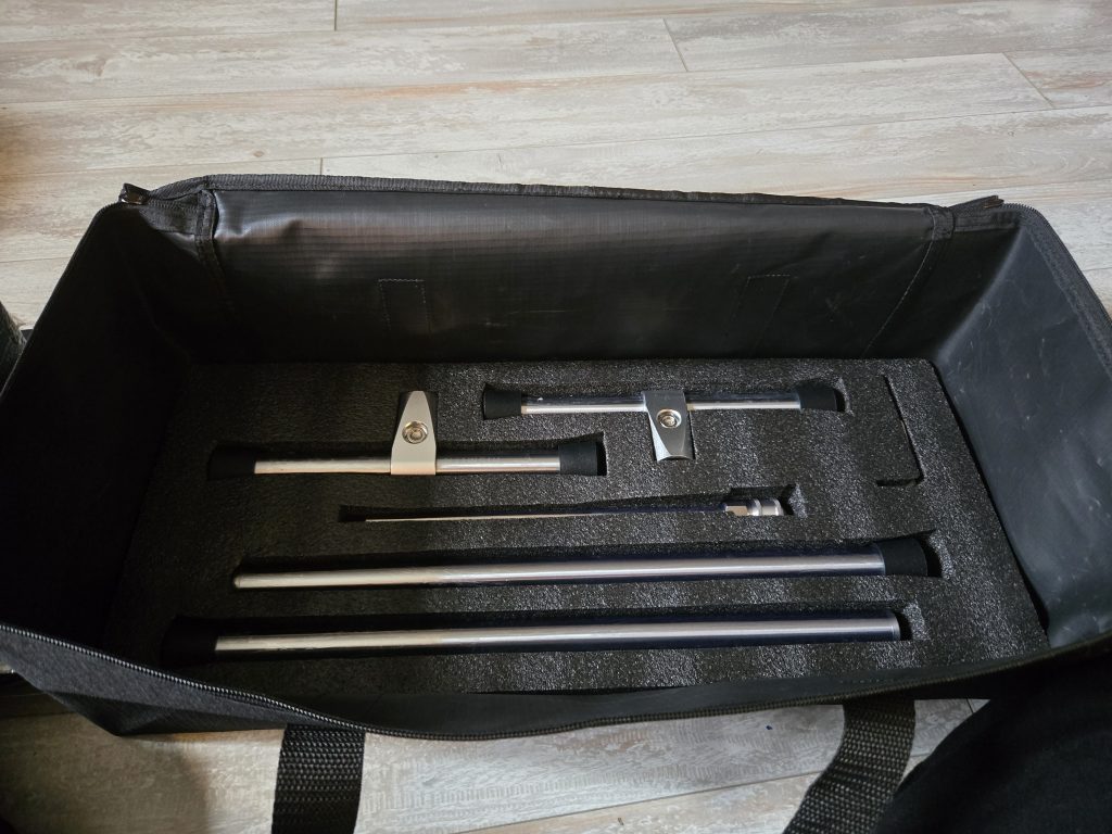 Layer two, containing support bars
