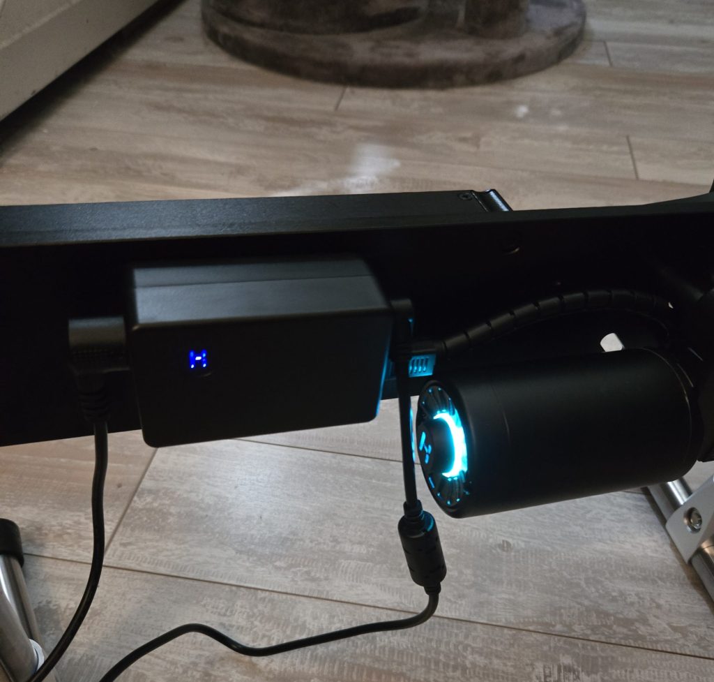 Everything plugged in and connected
